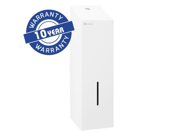 MERIDA STELLA WHITE LINE multiflat toilet paper dispenser, holds up to 675 toilet paper sheets, white
